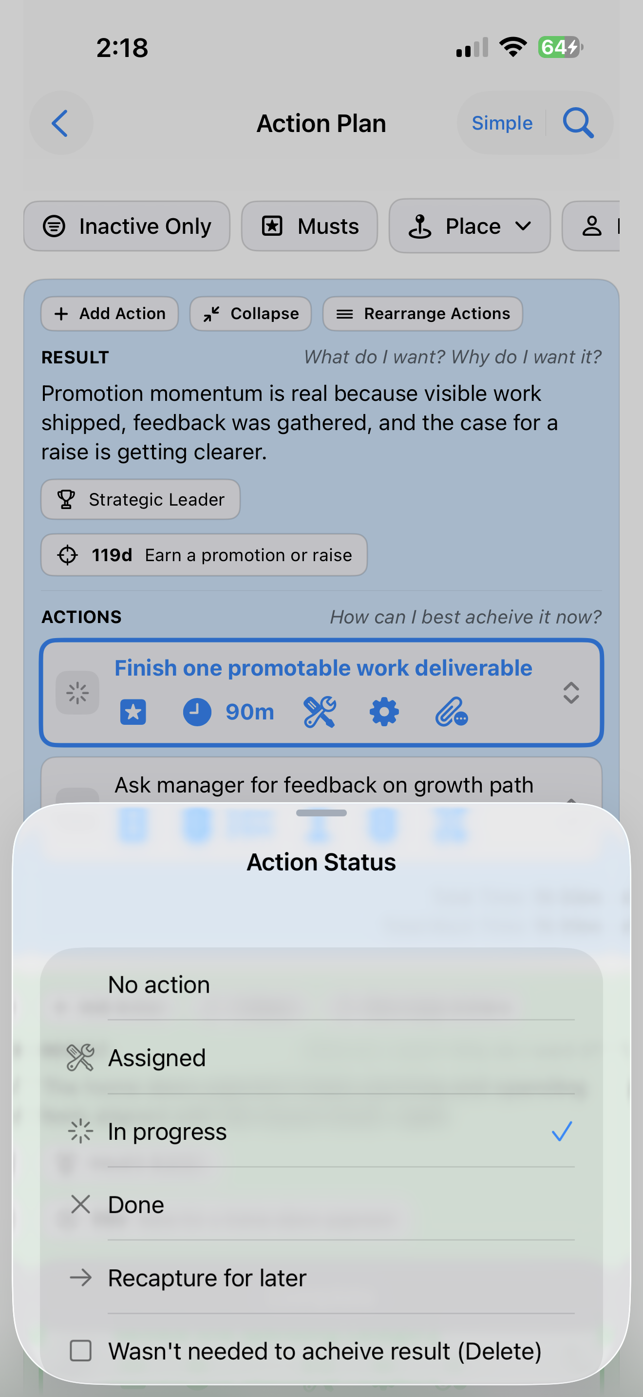 Loom Today and capture screen for daily tasks